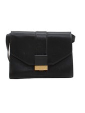 Borsa donna Visone nera 100% pelle tracolla