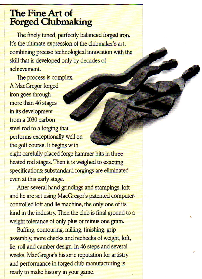 = NOS Pre 1993  MacGregor VIP FORGED 2-IRON Steel RH-S  - Image 3 of 4