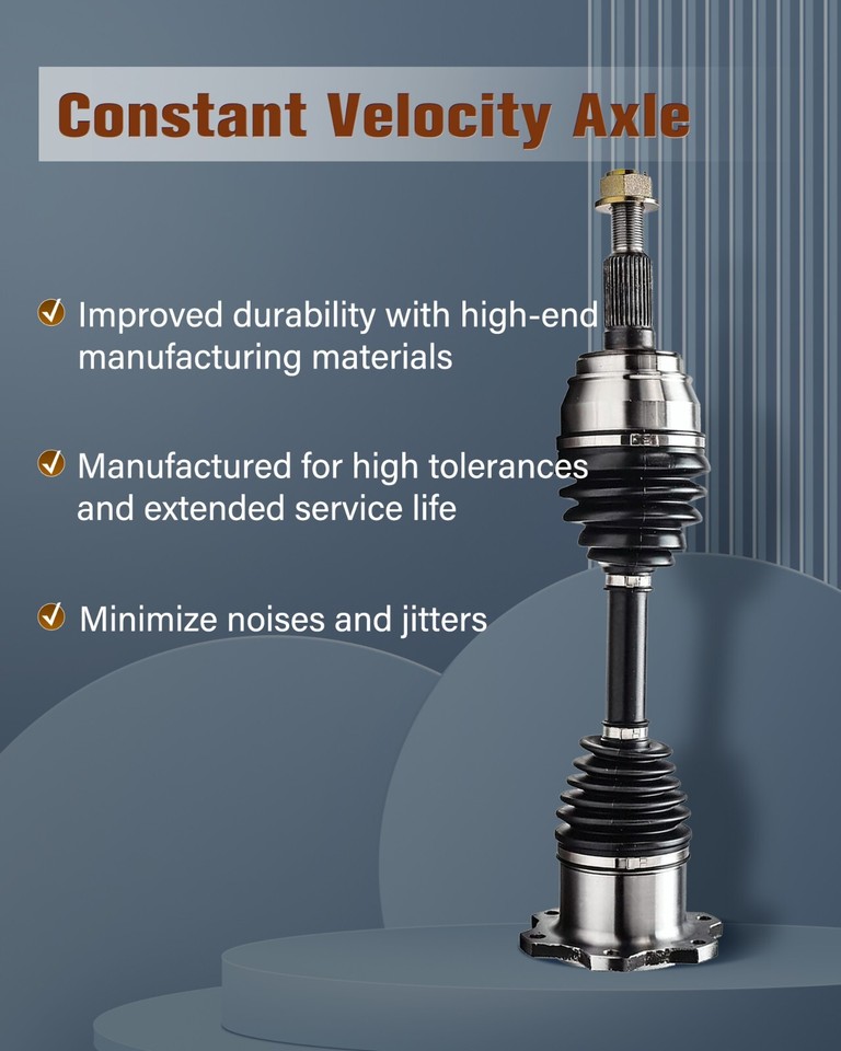 4WD Front CV Axle and Wheel Bearing Hub for Chevy Silverado GMC Sierra