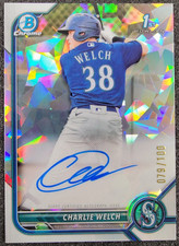2022 Bowman Chrome 1st Atomic REFRACTOR AUTO /100 Charlie Welch #CPA-CW