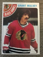  1978/79 Topps Hockey Card #261 Grant Mulvey Chicago Black Hawks NM/MT
