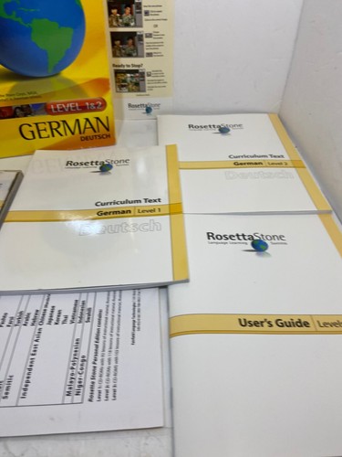 🐞 Rosetta Stone German/Deutsch 1+2 Personal Edition for PC, Mac EUC - FL - Picture 4 of 6