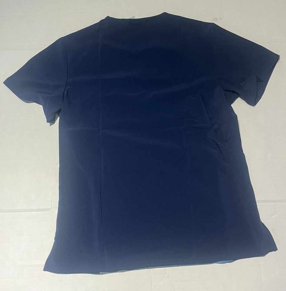 Batman Cherokee Scrubs Tooniforms DC Mens V Neck Top Size Small - Image 3 of 4