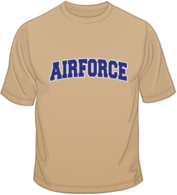 Air Force - Embroidered Patch T Shirt You Choose Style, Size, Color P00001