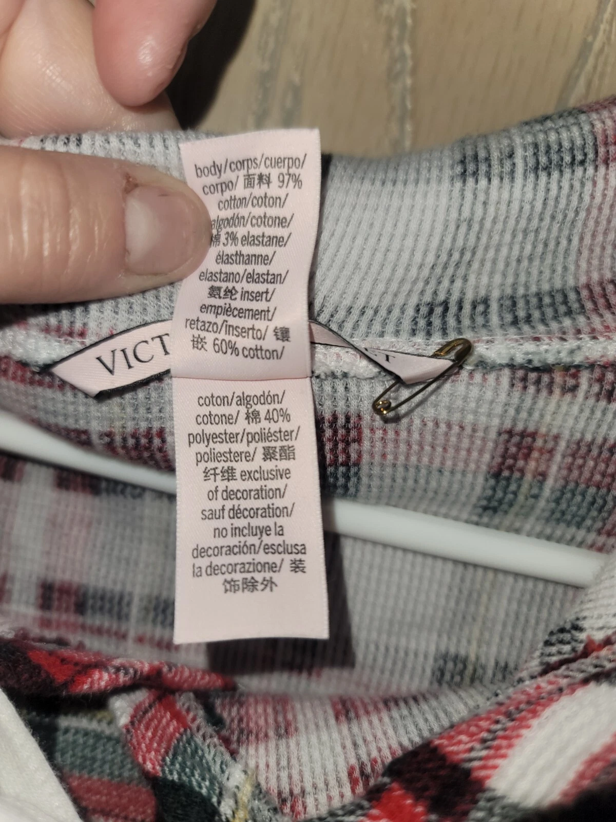 UNDERCOVER Felpa con cappuccio pullover cropped manica lunga Victoria's Secret taglia media nuova senza etichette