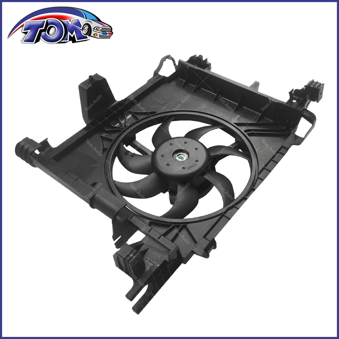 New Radiator Condenser Cooling Fan Assembly For Smart Fortwo 0715
