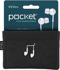 UT Wire Pocket Earbud Earphone Case Pouch Bag Organizer (3 Pack)