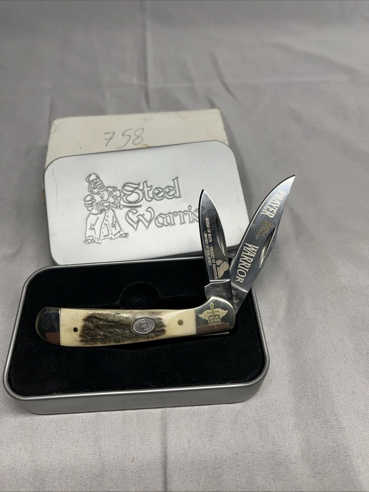 Молитвенный олень Frost Cutlery Steel Warrior медная голова - Изображение 2 из 4