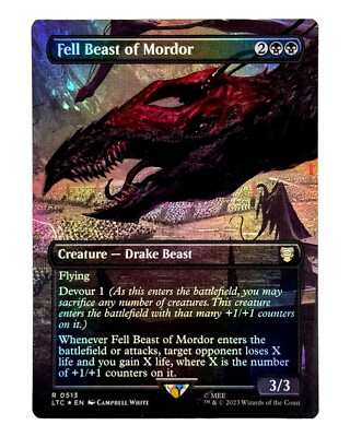 MTG | Fell Beast of Mordor | The Lord of the Rings | Foil | NM | EN