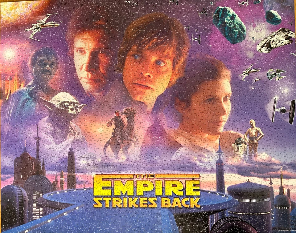 Vintage Star Wars Empire Strikes Back Springbok Puzzle 1500 Complete - Image 3 of 3