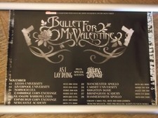 Image of Bullet for my Valentine 30cm X 42cm 2006 small UK Concert Poster