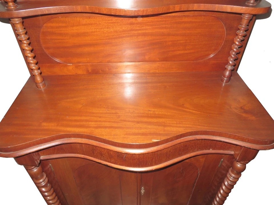 Antiguo chifonier inglés de caoba del siglo XIX de Guillermo IV - ¡Baja de precio! Foto 3 de 4