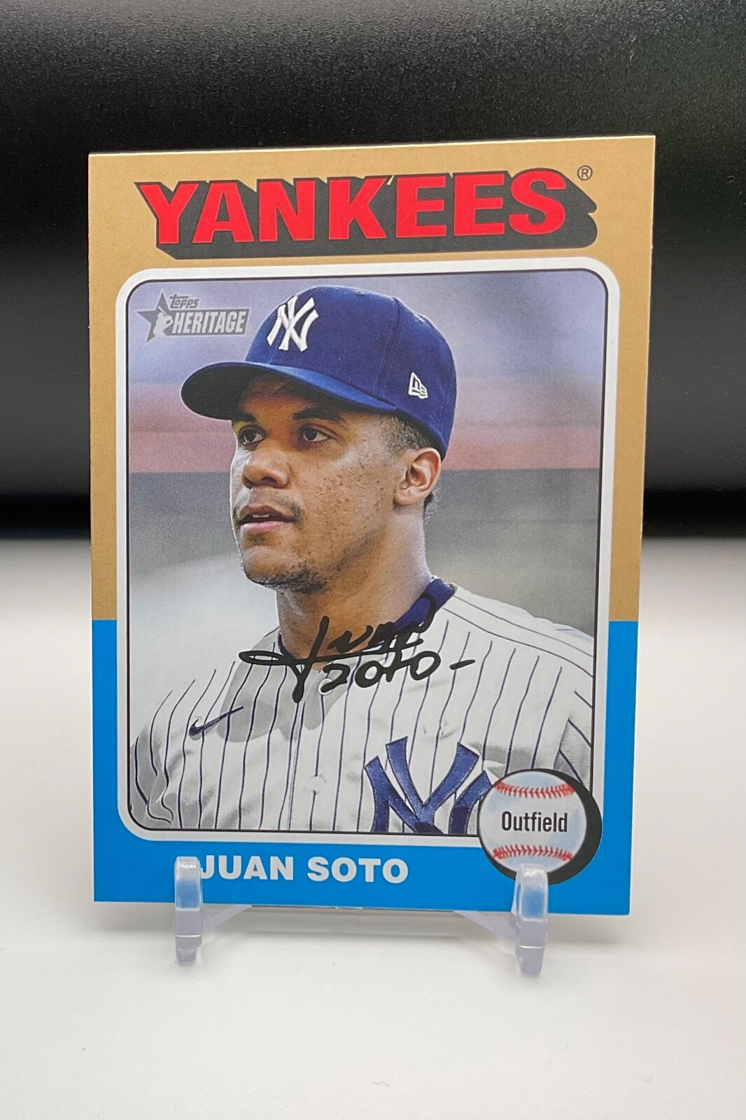 Juan Soto 2024 Topps Heritage Color Swap Variation SP #143 - New York Yankees