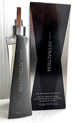 Lot De 2 AVON Attraction Eau De Parfum 50 Ml - Floral Longue Durée NEUF