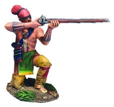 W.Britains:BR16064 - Native Warrior Kneeling Firing No.2