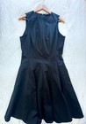 Polo Ralph Lauren Black Pleated Dress - Size: US12 - RRP: $599