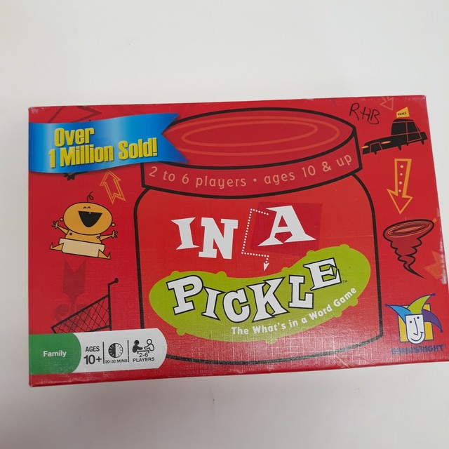 In A Pickle Card Game Word Game (2004) by Gamewright 26 Players Kids