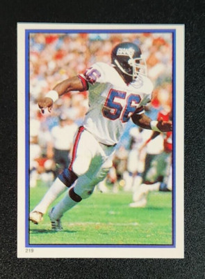 1985 Topps #219 Lawrence Taylor Yearbooks Coming Soon Stickers New York Giants