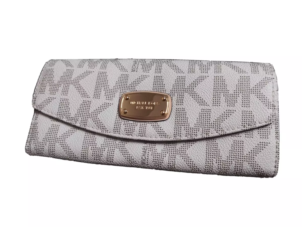 Michael Kors Jet Set Wallet Slim Flap Bag in Gray For Women