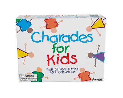 Pressman Charades for Kids - The 'No Reading Required' Family Game, 5''