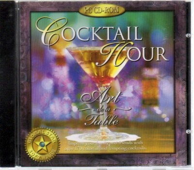 Cocktail Hour (Art de la Table) CD-ROM for Windows - New Sealed JC