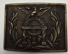 us civil war belt buckle Reproduction Confederate Georgia