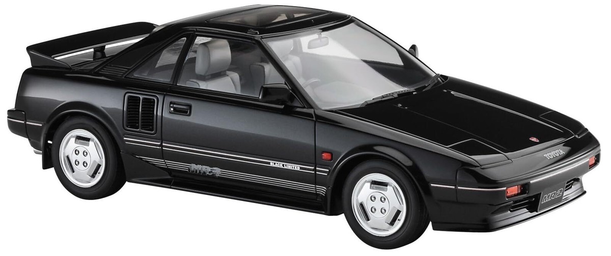 Hasegawa 1/24 Toyota MR2 (AW11) Early Ver. Black Limited 1986