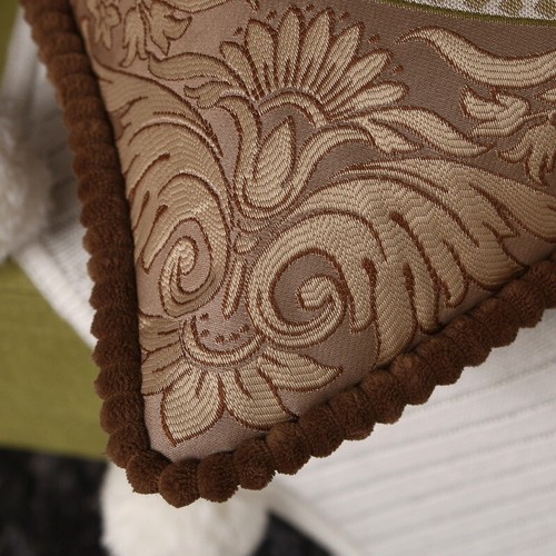 1 Stück Europäischer Jacquard Überwurf Kissenbezug Home Sofa Kissenhülle Ohne Kern 48*48 cm - Bild 5 von 13