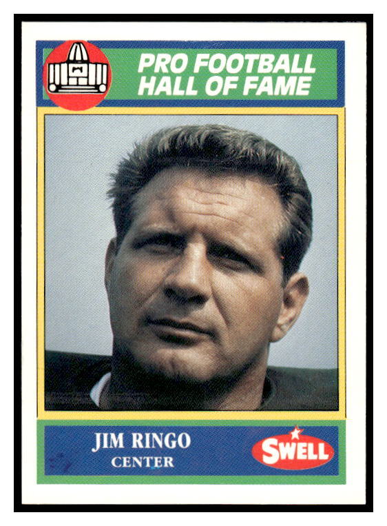 1990 Swell Greats 112 Jim Ringo Green Bay Packers
