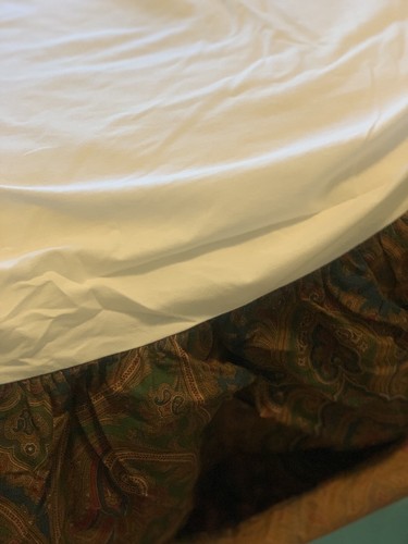 Vtg Ralph Lauren Brianna Elizabeth Paisley Full Double Bed Skirt. Brown - 第 3/6 張圖片