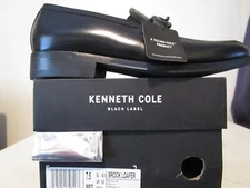 Kenneth Cole Mens Brock Leather Slip on Plain Toe Dress Casual Loafers Size 7.5