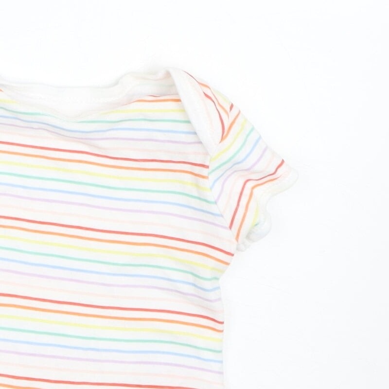 Primark Baby Cotton Blend T-Shirt Size 0-3 Months Round Ne image 7