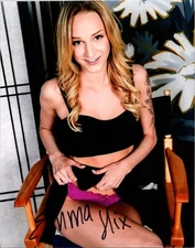 Emma Hix Super Sexy Hot Autographed Signed 8x10 Photo Adult Model COA Proof 107