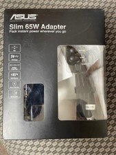 NEW- ASUS 65W Slim Adapter Charger 4-tips