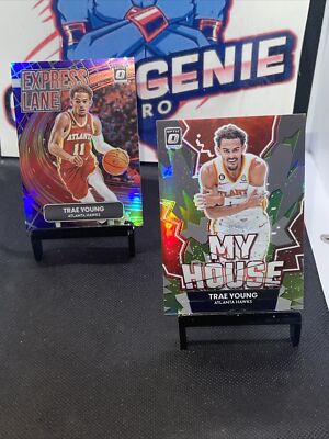 2023 optic basketball Trae Young /125 2-card Prizm !!