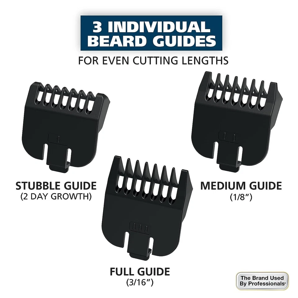 WAHL 5537-420 Bigote Barba Nariz y Oreja Pelo Juego de Recortadora de Viaje a Batería Foto 2 de 4