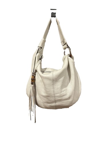 GUCCI BACKPACK BAMBOO FRINGE LEATHER YELLOW 370833 493075 NQ00377 Gucci Bamboo Backpack Large Bags & Handbags for Women for  main image 3