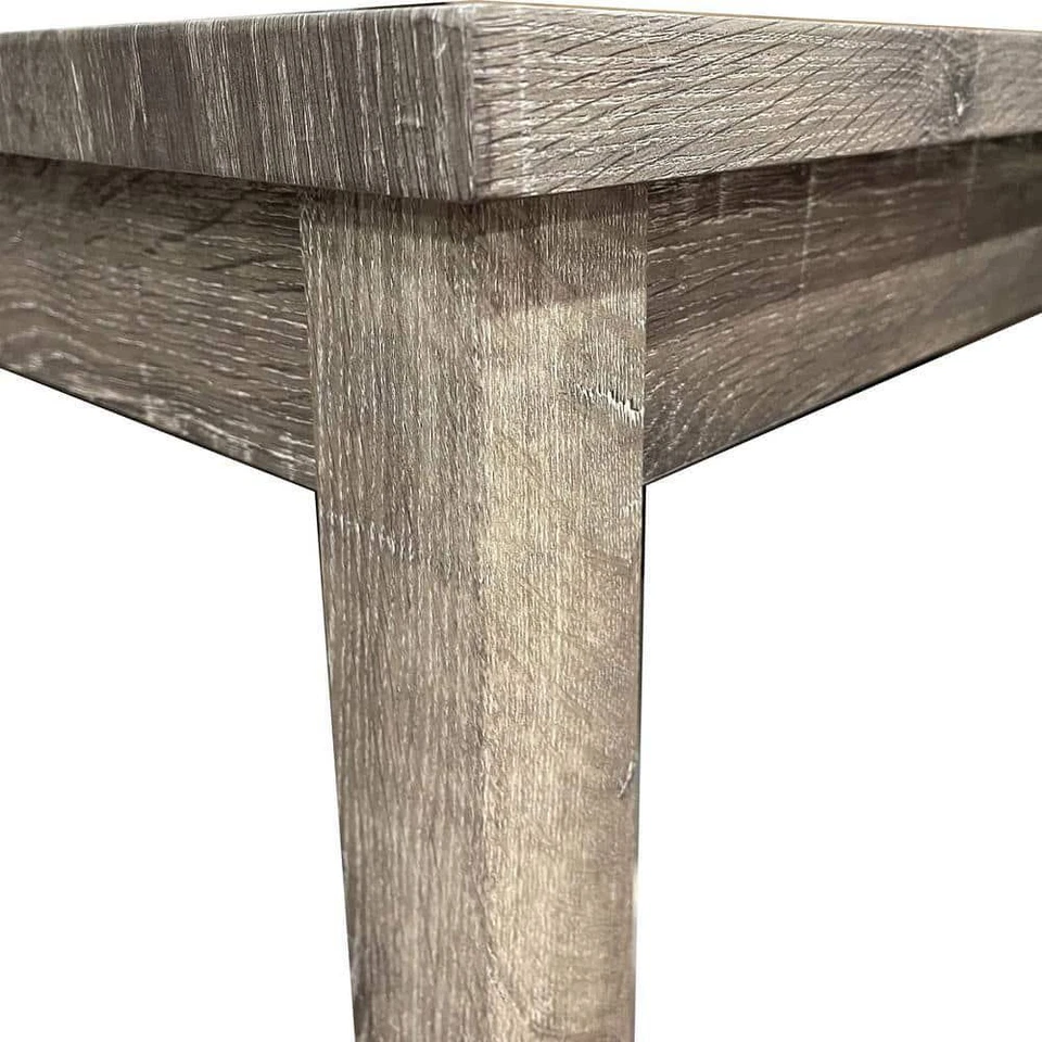 Best Master Furniture Dining Table 36" Wood Counter Height Antique Natural Oak - Image 3 of 4