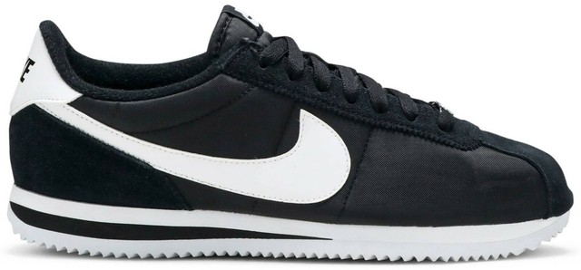 nike cortez basic white gold