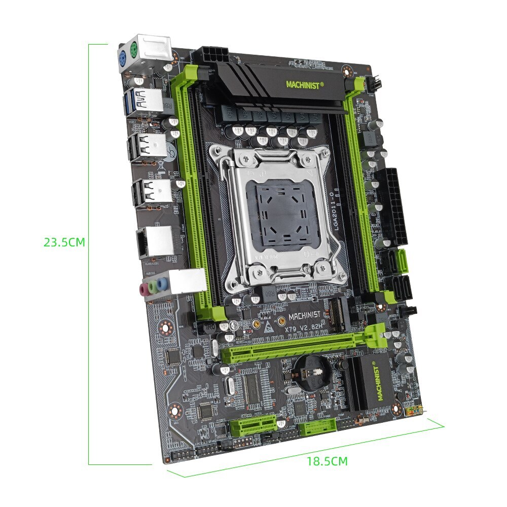 X79 Motherboard LGA 2011 with Xeon E5 2689 CPU Support 4*DDR3 RAM