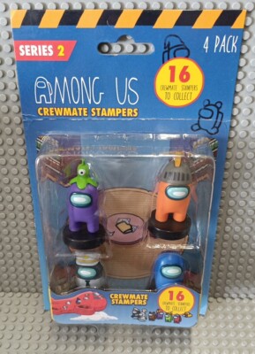 Among Us S2 Crewmate Stampers 4 Pack Blister