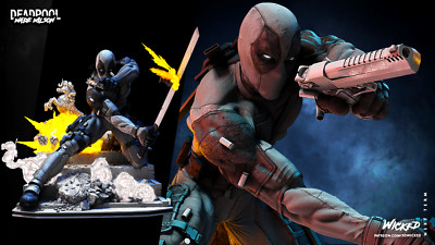 DEADPOOL Statue Marvel X-Men Avengers Resin Model Kit WICKED