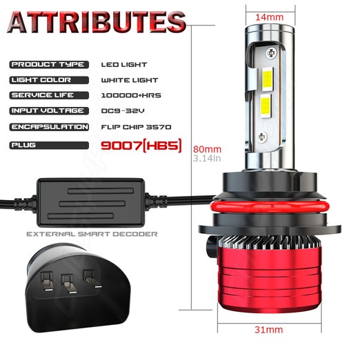 Para FOR Nissan Pathfinder 2005-2012 Faros LED Hi / Low +Kit de luces antiniebla - Picture 4 of 16