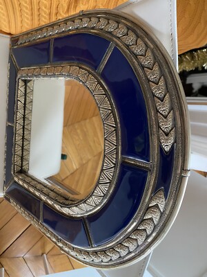 Miroir en céramique signé Mia Jensen, pièce unique, datant d'environ 2023 En vente sur