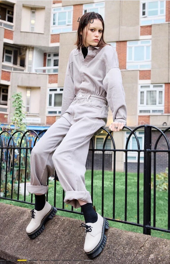 SAOLA Dr. Martens Audrick Platform Derby Oxford 3 occhielli SCARPE EU 39 donna 8 NUOVE