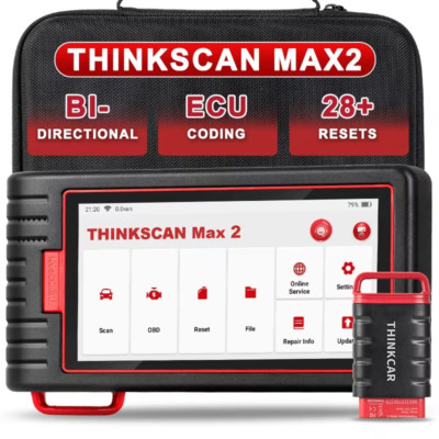 Thinkscan Max 2 Bluetooth OBD2 Scanner Bi-directional Scan Tool Full System US