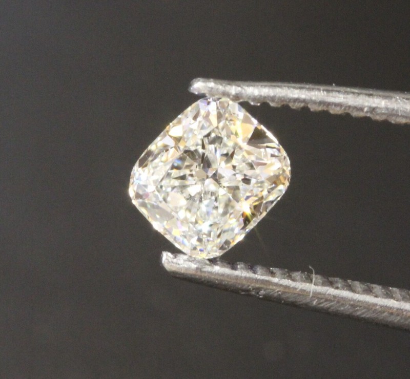 GIA Certified loose .47ct VS2 H Cushion cut Natural diamond estate vintage 