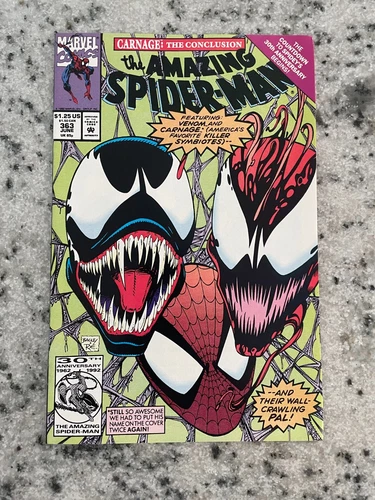 Amazing Spider-Man # 363 NM 1st Print Marvel Comic Book Venom Carnage May 6 J878