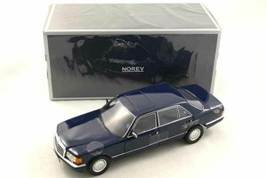 1 18 Norev 1991 Mercedes Benz 560 Sel W126 Dark Blue Ebay