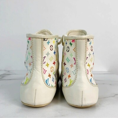 Louis Vuitton LV Monogram Rainbow Multicolor High Top Louis Vuitton LV Monogram Rainbow Multicolor High Top